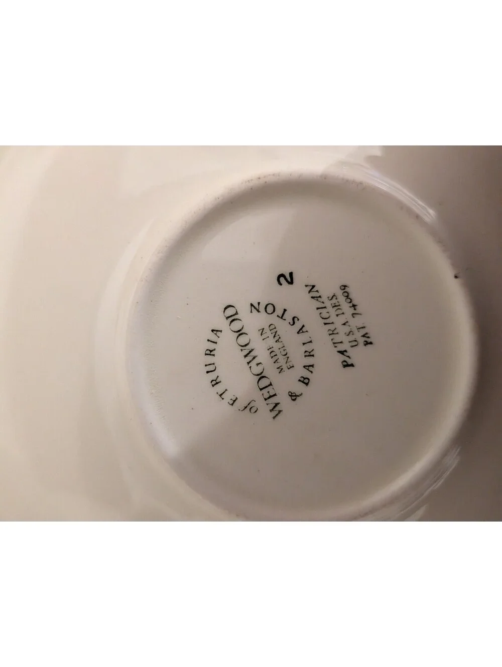Vintage Wedgwood Patrician Saucers – Set of 3 – Made in England
